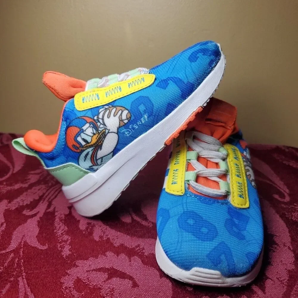 Adidas‎ Racer TR21 Mickey Infant Sz 6K Blue Sneakers Running Shoes